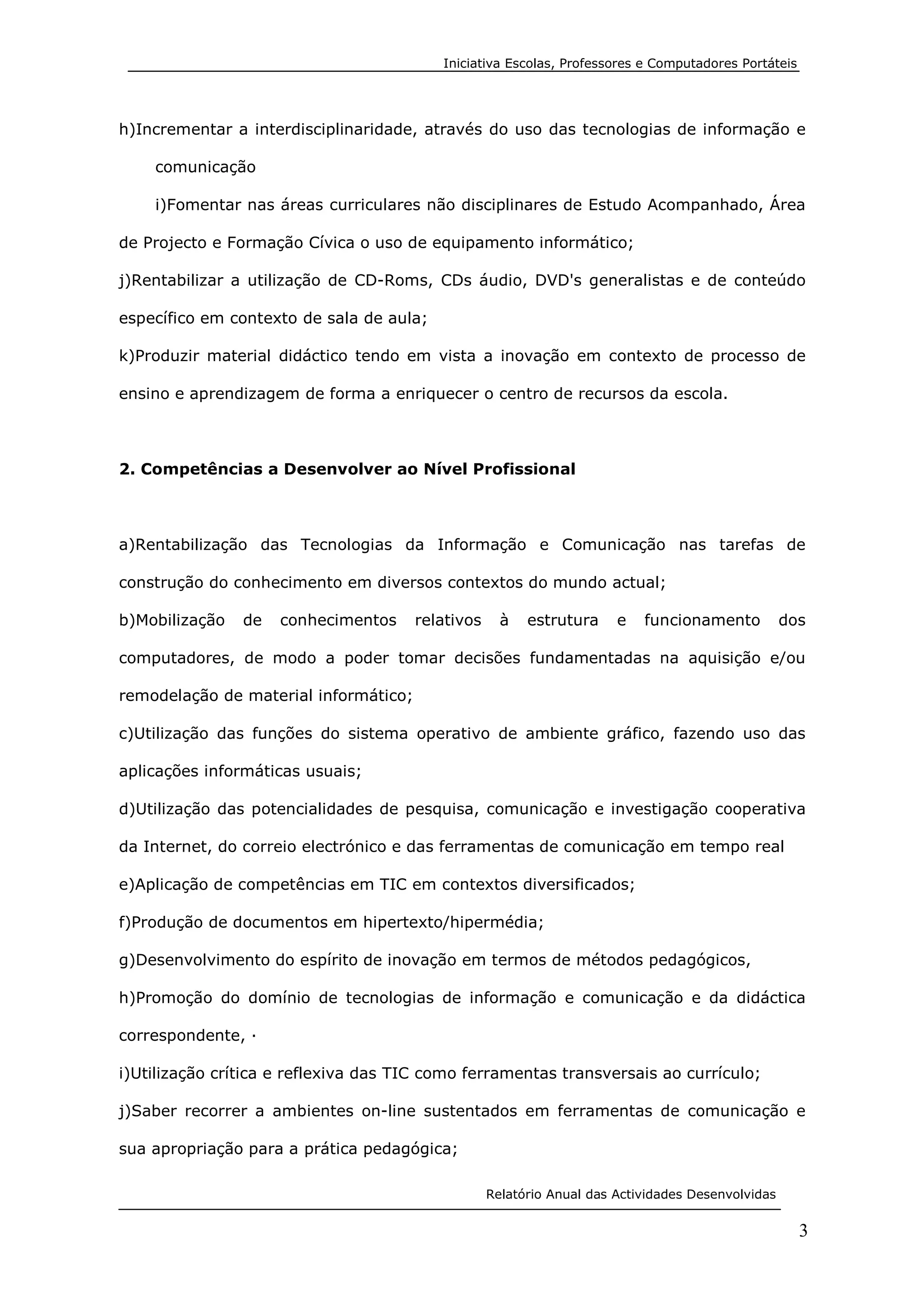 RelatóRio Crie Para Post