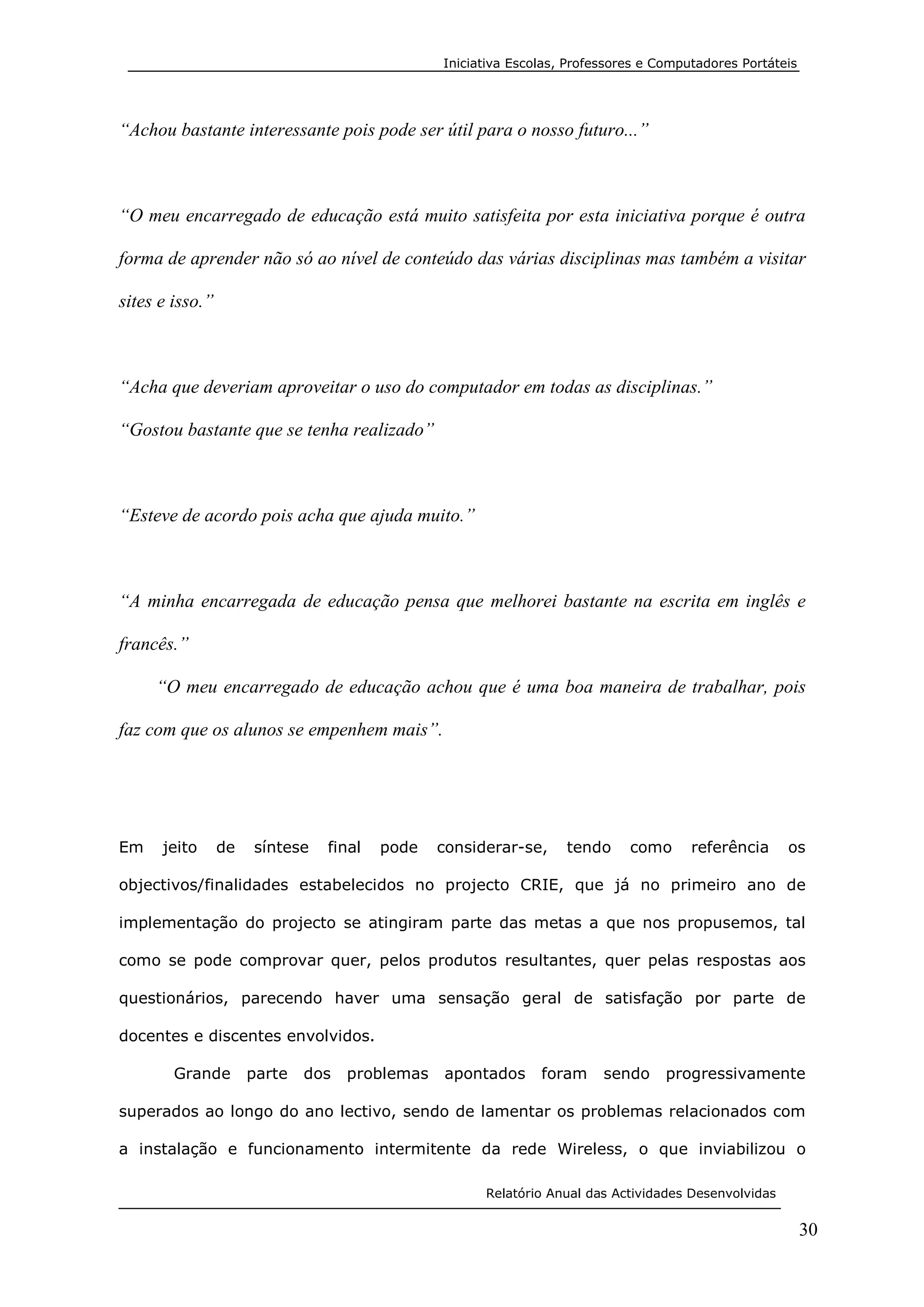 RelatóRio Crie Para Post