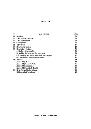 RelatóRio De EstáGio Perillo