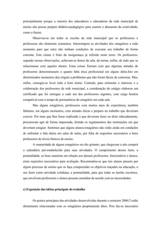 RelatóRio De EstáGio Perillo