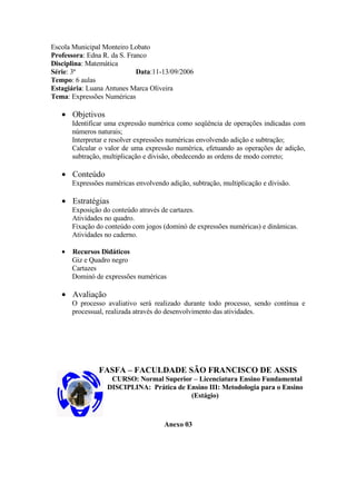 RelatóRio De EstáGio Perillo