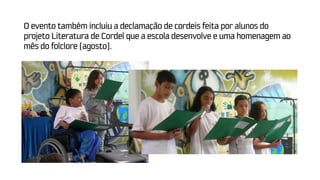 Relatório 123 e lácteos   emef luiz david sobrinho