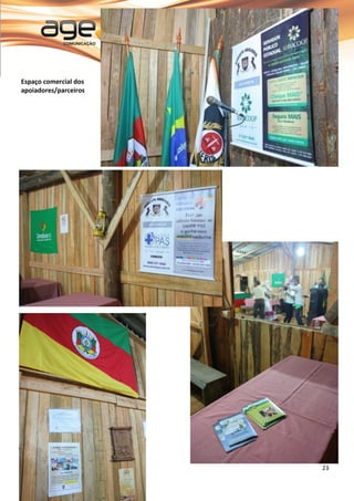 23 
Espaço comercial dos apoiadores/parceiros 
 