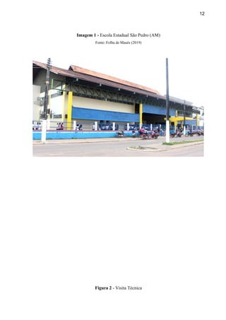 12
Imagem 1 - Escola Estadual São Pedro (AM)
Fonte: Folha de Maués (2019)
Figura 2 - Visita Técnica
 