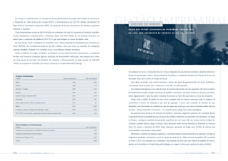 GESTÃO EMPRESARIAL
  Em março, a companhia firmou os contratos de estruturação financeira do projeto Plano Diretor do Escoamento
e Tratamento de Óleo da Bacia de Campos (PDET). O financiamento é de US$ 910 milhões, procedentes do
Japan Bank for International Corporation (JBIC), de consórcios de bancos comerciais e das empresas japonesas
                                                                                                                               GESTÃO DE RISCOS
Mitsubishi e Marubeni.                                                                                                      VA L O R D O S AT I V O S S E G U R A D O S D A P E T R O B R A S C R E S C E U 2 3 %
  Outro financiamento na área de E&P foi firmado em novembro. Por meio da Sociedade de Propósito Específico                 E M 2 0 0 5 , C O M PA G A M E N TO D E P R Ê M I O S D E U S $ 2 9 , 3 M I L H Õ E S
Charter Development Company (CDC), a Petrobras captou US$ 500 milhões de um sindicato de bancos do
exterior para a construção da plataforma FPSO P-53, que será utilizada no campo de Marlim Leste.
  Na área de gás, foram contratados em novembro, com o Banco Nacional de Desenvolvimento Econômico e
Social (BNDES), dois empréstimos-ponte de R$ 800 milhões, cada, para obras do Gasoduto de Interligação
Sudesde–Nordeste (Gasene) e do Gasoduto Urucu–Coari–Manaus (Projeto Amazônia).
  Graças à melhoria da imagem do Brasil e da Petrobras nos mercados financeiros internacionais, a companhia
também vem buscando renegociar algumas operações de financiamento estruturado, para adequar seus custos
aos níveis atuais de mercado. Em setembro, foi concluído o refinanciamento do saldo devedor de US$ 380
milhões do empréstimo concedido por bancos comerciais ao Projeto Barracuda/Caratinga.



                                                                                                                            Na avaliação de riscos, a companhia leva em conta a integração de suas diversas atividades, adotando diretrizes e
                                                                                                                            limites de atuação para o todo o Sistema Petrobras. As políticas e orientações traçadas pela Diretoria Executiva são
   Projetos Estruturados
   Projetos                                                                     Ano de Estruturação   Valor US$ Milhões     discutidas antes pelo Comitê de Gestão de Riscos.
   Marlim                                                                                     1998               1.500        Com várias comissões, esse comitê concentra o exame das ações de gerenciamento dos riscos, facilitando a
   Albacora                                                                                   2000                 410      comunicação desse assunto com a Diretoria e o Conselho de Administração.
   Barracuda / Caratinga                                                                      2000               3.100        A companhia está exposta a uma série de riscos de mercado decorrentes de suas operações. Tais riscos envolvem
   Cabiúnas                                                                                   2000                 850      principalmente eventuais variações nos preços de petróleo e derivados e nas taxas cambiais ou de juros, que podem
   Espadarte, Voador e Marimbá (EVM)                                                          2000               1.076      afetar negativamente o valor dos ativos e passivos financeiros ou fluxos de caixa futuros e lucros da companhia.
   Novamarlim                                                                                 2001                 834        Diante disso, a política de gestão de riscos busca contribuir para um balanço adequado entre os objetivos de
   Pargo, Congo, Garoupa, Cherne e Carapeba (PCGC)                                            2001                  86      crescimento e retorno da Petrobras e seu nível de exposição a riscos, quer inerentes ao exercício de suas
   Malhas                                                                                     2003               1.000      atividades, quer decorrentes do contexto em que ela opera, de modo que, por meio da alocação efetiva de seus
   Companhia Locadora de Equipamentos Petrolíferos (Clep)                                     2004               1.250      recursos – físicos, financeiros e humanos –, a companhia possa atingir suas metas estratégicas.
   Plano Diretor de Escoamento e Tratamento de Óleo da Bacia de Campos (PDET)                 2005                 910        No gerenciamento de riscos de mercado de petróleo e derivados, seguindo a premissa de considerar apenas
                                                                                                                            a exposição líquida consolidada do risco de preço de petróleo e derivados, as operações com derivativos, em geral,
                                                                                                                            se limitam a proteger o resultado de transações específicas de curto prazo (até seis meses). Nesses hedges são
                                                                                                                            utilizados contratos futuros, swaps e opções. Essas operações estão sempre atreladas às realizadas no mercado
   Novos Projetos em Estruturação
   Projetos                                                                                           Valor US$ Milhões     físico. De janeiro a dezembro de 2005, foram efetuadas operações de hedge para 23,30% do volume total
   Gasoduto Urucu-Coari-Manaus e Termelétrica de Manaus (Amazônia)                                               1.300      comercializado (importação e exportação).
   Ampliação e Modernização da Refinaria Revap                                                                     900        Atendendo a condições de negócios específicos, a companhia realizou excepcionalmente uma operação de hedge de
   Construção da Plataforma P-53                                                                                 1.030      longo prazo, ainda ativo, envolvendo a venda de opções de venda de 52 milhões de barris de petróleo WTI, no período
   Gasene                                                                                                        2.000      de 2004 a 2007. Essa operação visa a estabelecer uma proteção de preço para esse volume de petróleo, de forma a
                                                                                                                            garantir aos financiadores do Projeto Barracuda/Caratinga uma margem mínima para cobertura do serviço da dívida.



102     PETR OBRA S         Rel atório           Anual      2005                                                                                                                       PETR OBRA S      Rel atório      Anual     2005     103
 