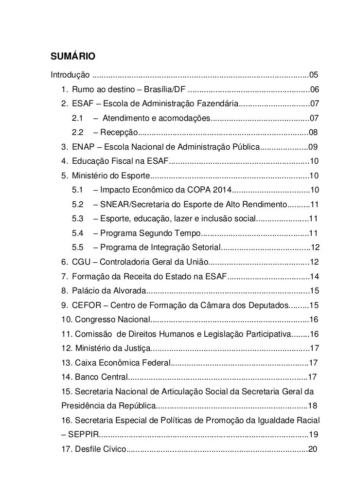 Relatorio ciencia politica