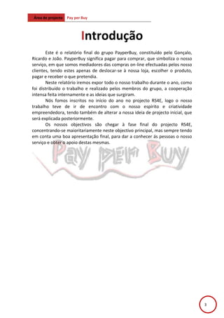 Relatório de actividades 3º período