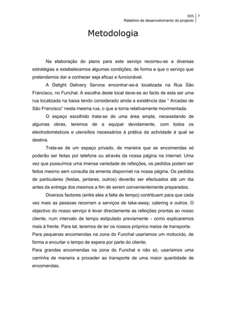 Relatório de desenvolvimento do projecto