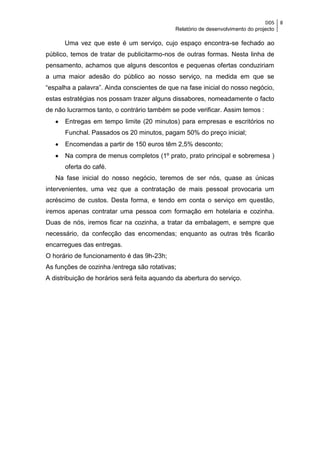 Relatório de desenvolvimento do projecto