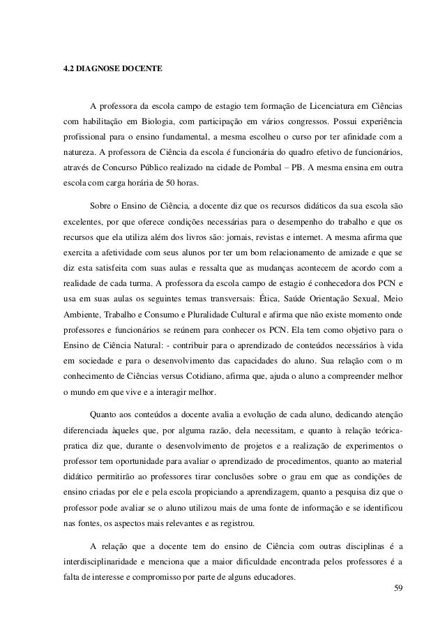 Modelo de relatorio de palestra