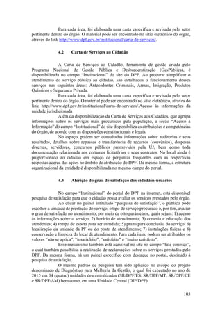 RELATÓRIO DE GESTÃO DO EXERCÍCIO DE 2015 DO DEPARTAMENTO DE POLÍCIA FEDERAL