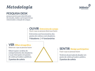 Como é a experiência de doar sangue?