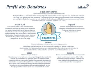 Como é a experiência de doar sangue?