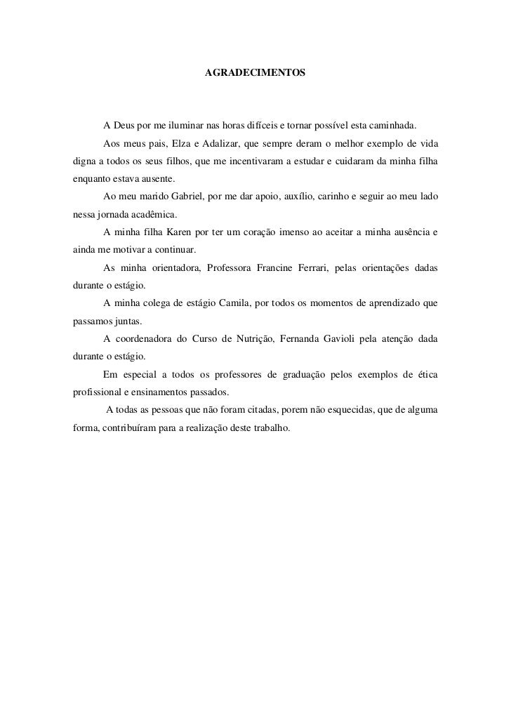 Exemplo de estagio Exemplo de estagio