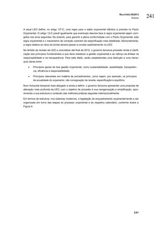 Relatório do orçamento do estado de 2013