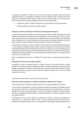 Relatório do orçamento do estado de 2013