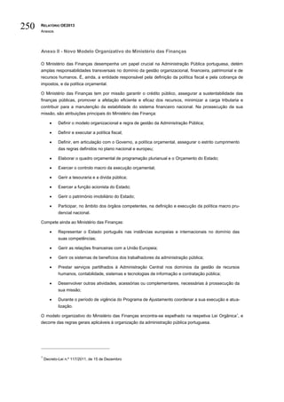 Relatório do orçamento do estado de 2013