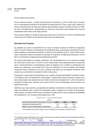 Relatório do orçamento do estado de 2013