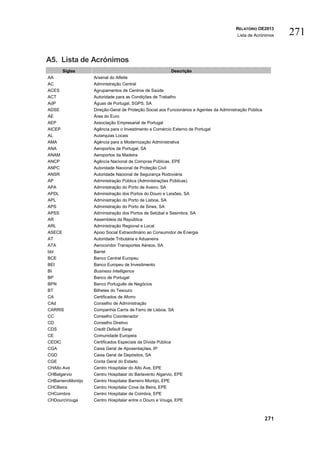 Relatório do orçamento do estado de 2013