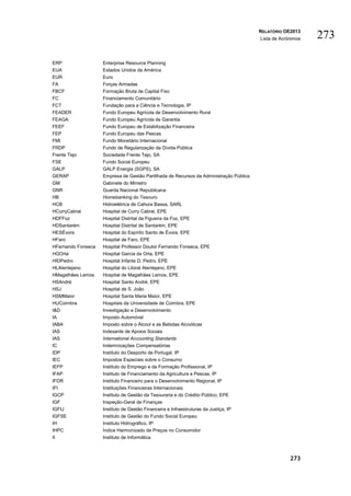 Relatório do orçamento do estado de 2013