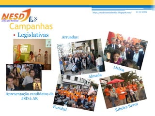 31-10-2009http://madeiraminhavida.blogspot.com/ActividadesApresentação Dossier e Roteiro Jovem