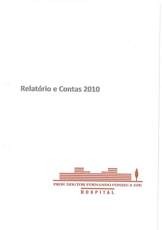 Relatório e contas hff 2010
