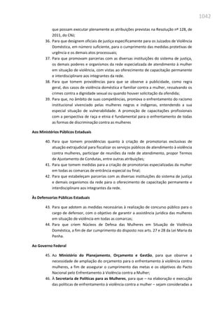Relatório  final da cpmi da violência contra a mulher