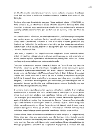 Relatório  final da cpmi da violência contra a mulher