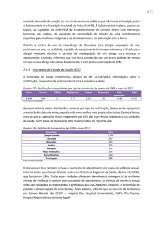 Relatório  final da cpmi da violência contra a mulher