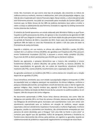 Relatório  final da cpmi da violência contra a mulher