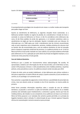 Relatório  final da cpmi da violência contra a mulher