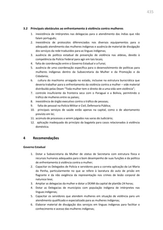 Relatório  final da cpmi da violência contra a mulher
