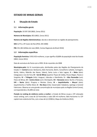 Relatório  final da cpmi da violência contra a mulher