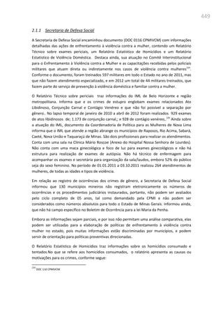 Relatório  final da cpmi da violência contra a mulher
