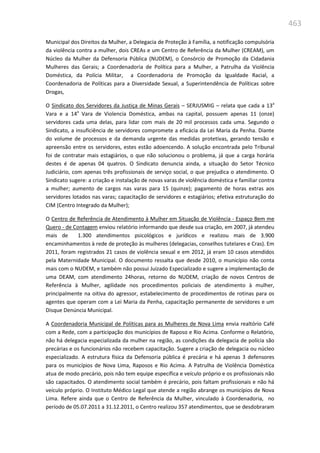 Relatório  final da cpmi da violência contra a mulher