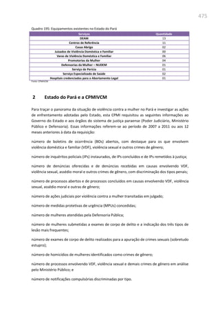 Relatório  final da cpmi da violência contra a mulher