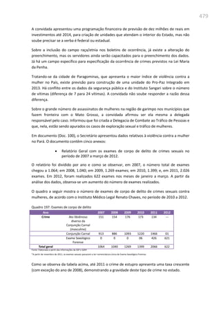 Relatório  final da cpmi da violência contra a mulher