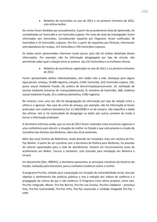 Relatório  final da cpmi da violência contra a mulher