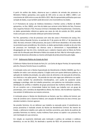 Relatório  final da cpmi da violência contra a mulher