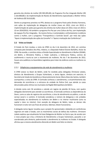 Relatório  final da cpmi da violência contra a mulher