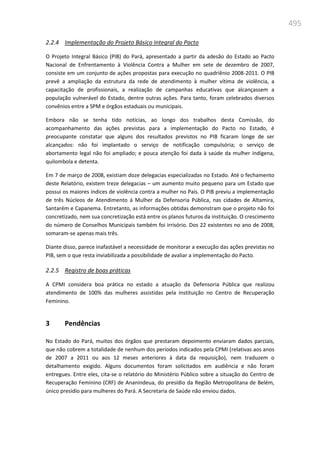 Relatório  final da cpmi da violência contra a mulher