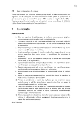 Relatório  final da cpmi da violência contra a mulher