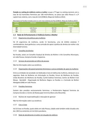 Relatório  final da cpmi da violência contra a mulher