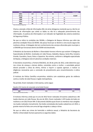 Relatório  final da cpmi da violência contra a mulher