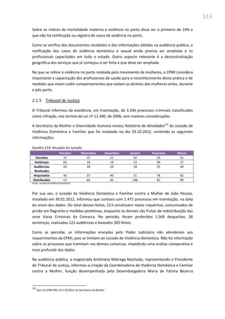 Relatório  final da cpmi da violência contra a mulher