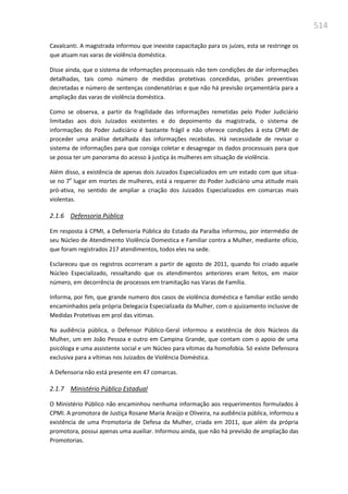 Relatório  final da cpmi da violência contra a mulher