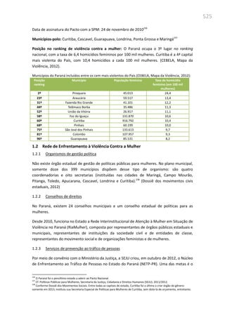 Relatório  final da cpmi da violência contra a mulher