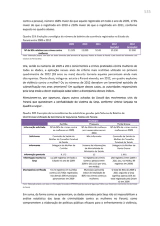 Relatório  final da cpmi da violência contra a mulher