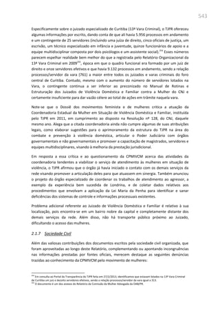 Relatório  final da cpmi da violência contra a mulher