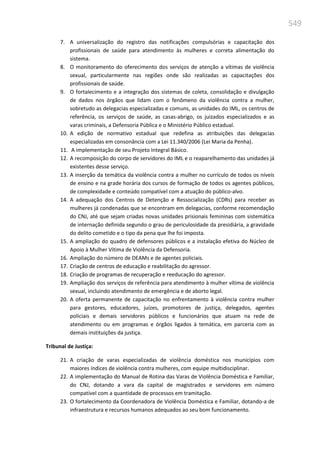 Relatório  final da cpmi da violência contra a mulher